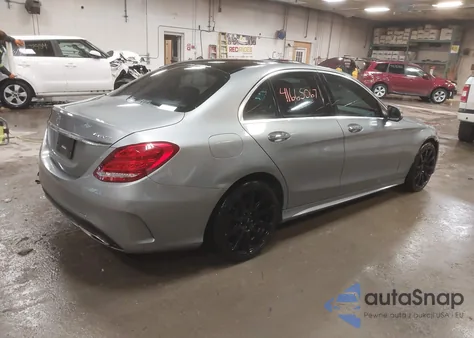 2015 Mercedes-Benz C 400 4Matic from USA, damaged, VIN 55SWF6GB3FU014700